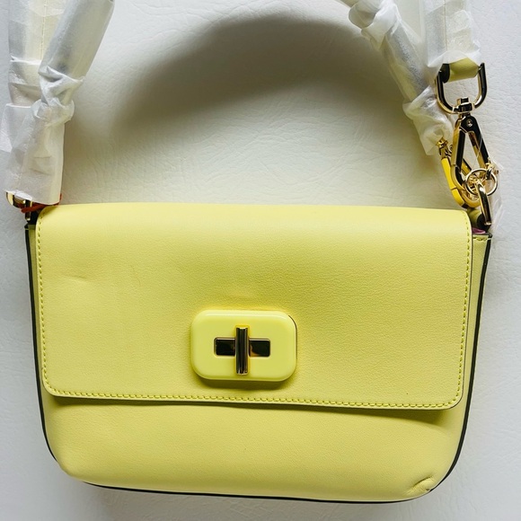 LDT JILL BAGUETTE  LEATHER crossbody & shoulders BAG - Picture 5 of 7